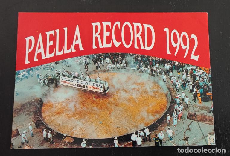 Postales: VALENCIA PAELLA RECORD INSCRITA EN EL GUINESS 100.000 COMENSALES 1992, POSTAL SIN CIRCULAR