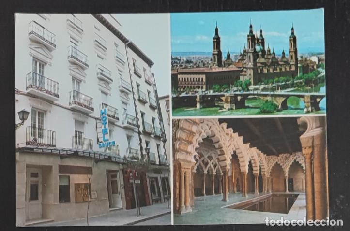 Postales: HOTEL SAUCE, ZARAGOZA, POSTAL SIN CIRCULAR