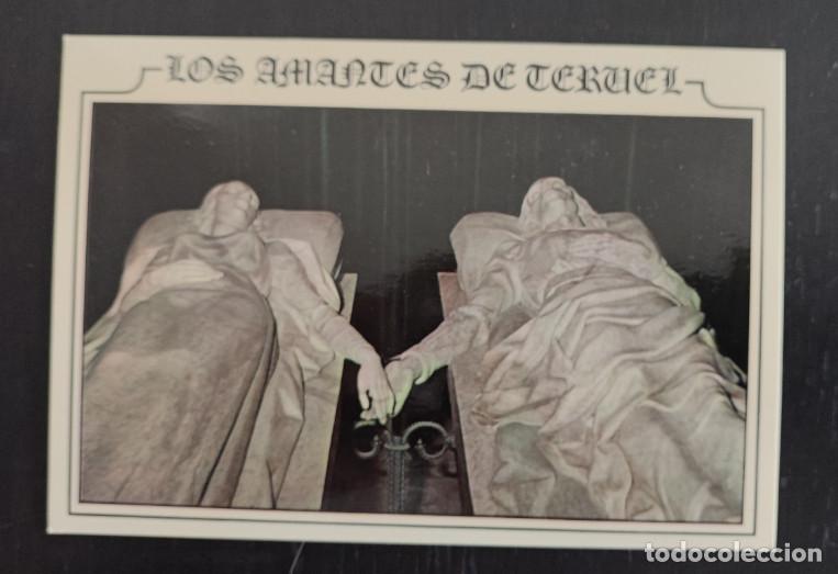 Postales: LOS AMANTES DE TERUEL, TARJETA TIPO POSTAL ENTRADA AL MAUSOLEO CON LEYENDA