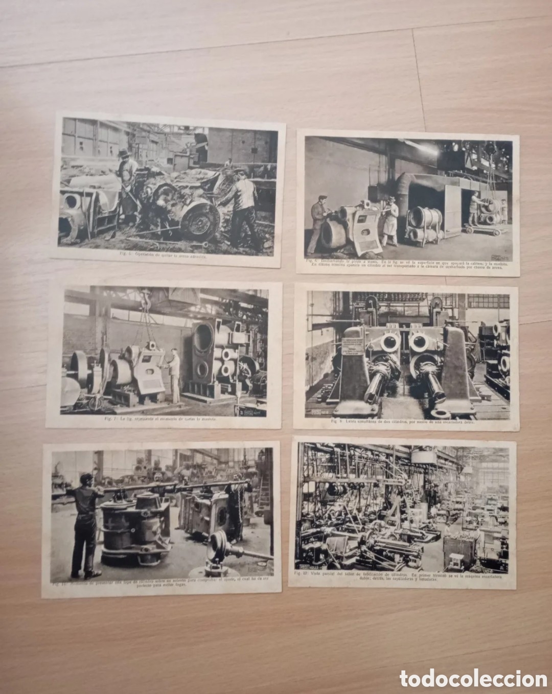 Postales: LOTE DE 6 TARJETAS POSTALES DE ENSE&Ntilde;ANZA SERIE 2 - EDITADAS POR LA HANOMAG HANNOVER-LINDEN