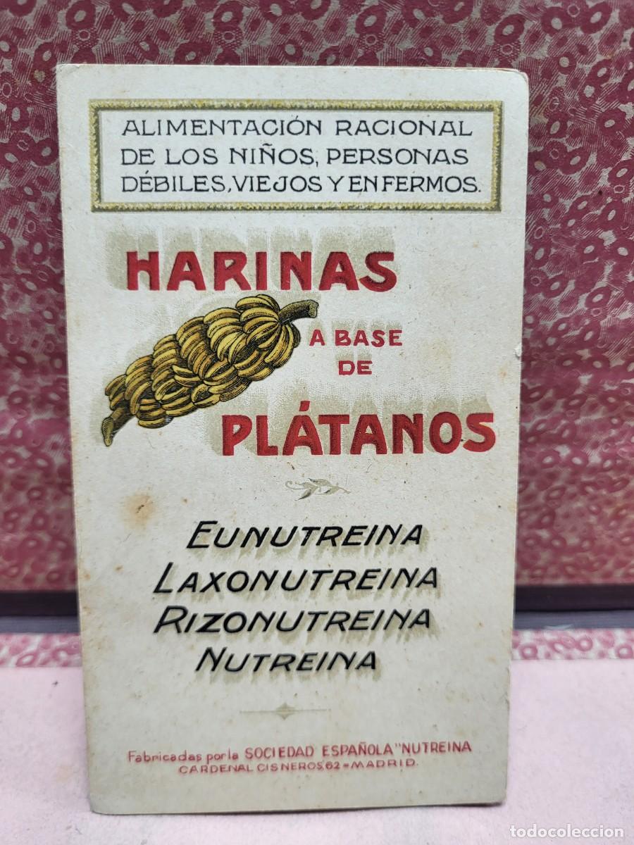 Postales: ANTIGUA TARJETA MOVIL PUBLICIDAD HARINAS DE PLATANOS NUTREINA INFANTIL ALIMENTACION