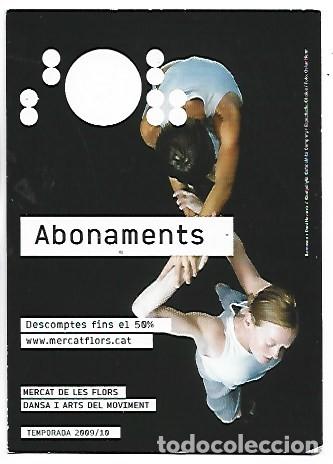 Postales: ANONAMENTS, MERCAT DE LES FLORS.- PUBLICITAT