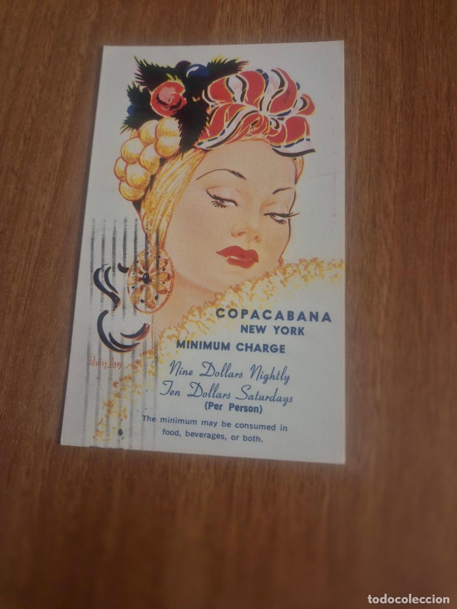 Postales: POSTAL, COPACABANA NEW YORK CIRCULADA.