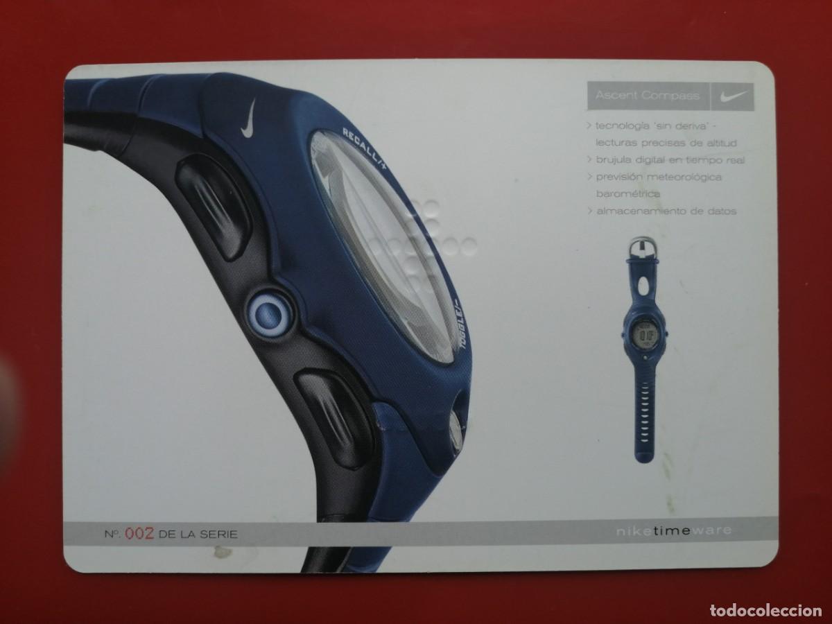 Postales: POSTAL 19605 FLYER &ndash;NIKE TIME WARE -002 RELOJ &ndash;CIMA DEL EVEREST / MAR MUERTO