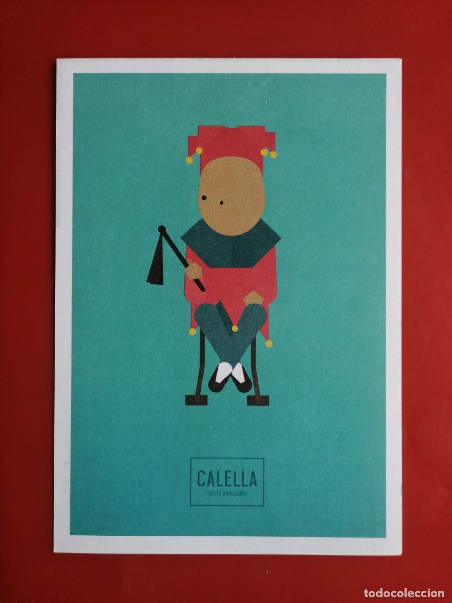 Postales: POSTAL 19598 FLYER &ndash;AJUNTAMENT DE CALELLA &ndash;CAPGROSSOS I MASTEGAMOSQUES &ndash;FOLKLORE BARCELONA