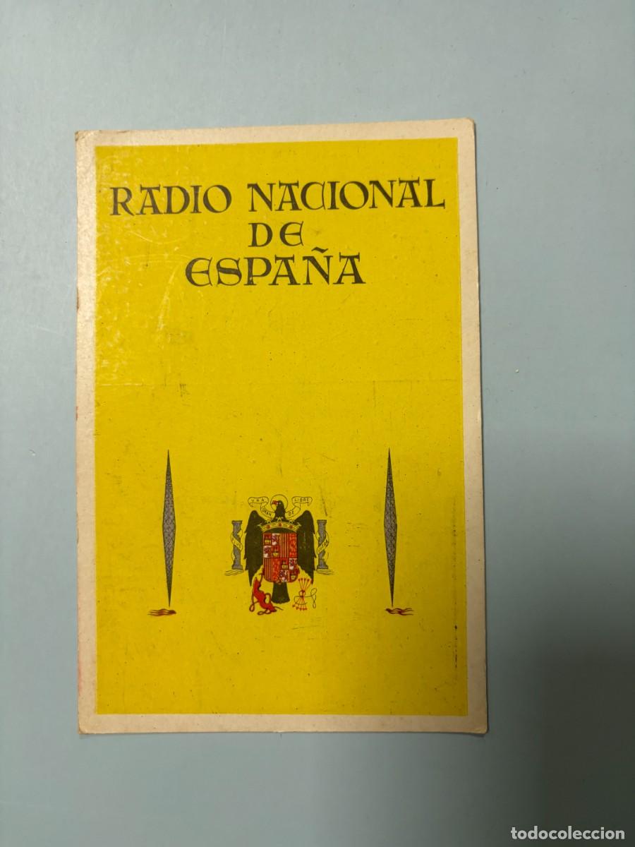 Postales: TARJETA POSTAL. RADIO NACIONAL DE ESPA&Ntilde;A.