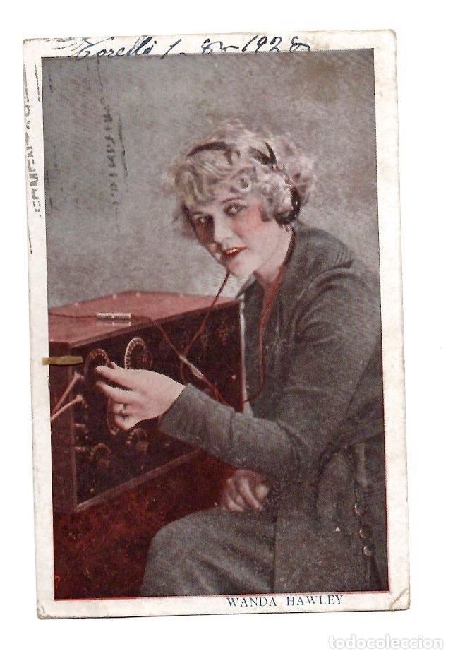 Postales: TARJETA POSTAL WANDA HAWLEY PUBLICIDAD EMULSI&Oacute; VERG&Eacute;S. CATALU&Ntilde;A. A&Ntilde;O 1928