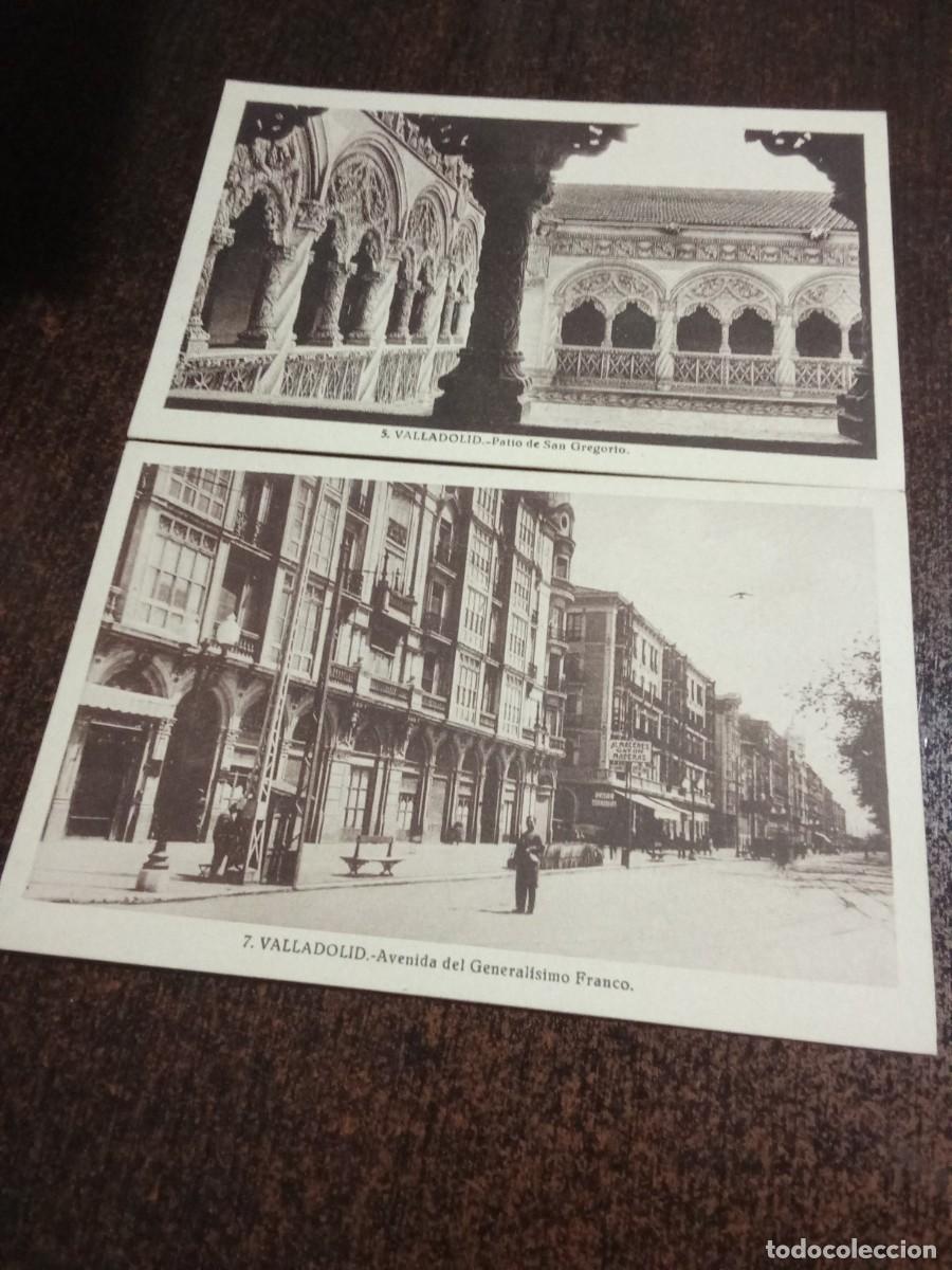 Postales: Valladolid.Patio de San Gregorio y Avienida del G.Franco.