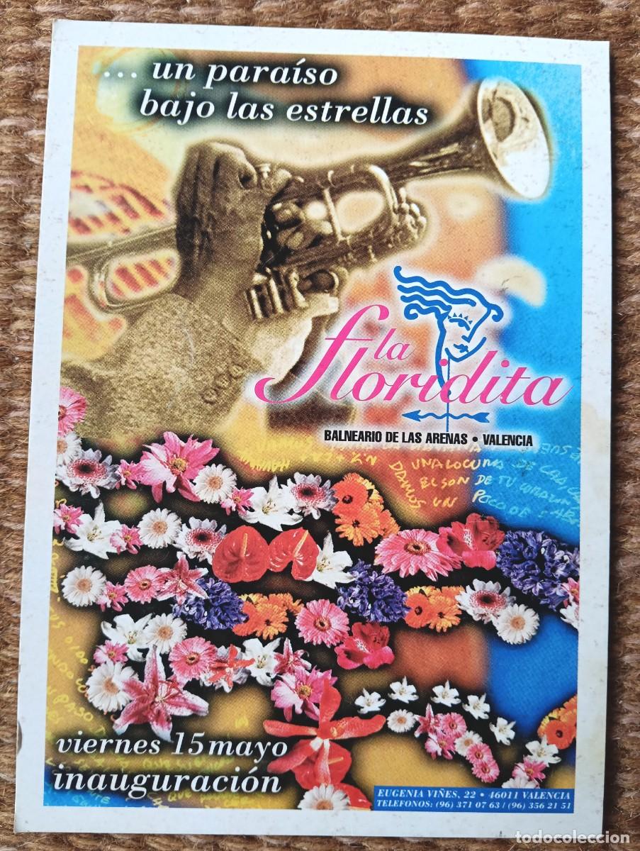 Postales: LA FLORIDITA - BALNEARIO LAS ARENAS - VALENCIA