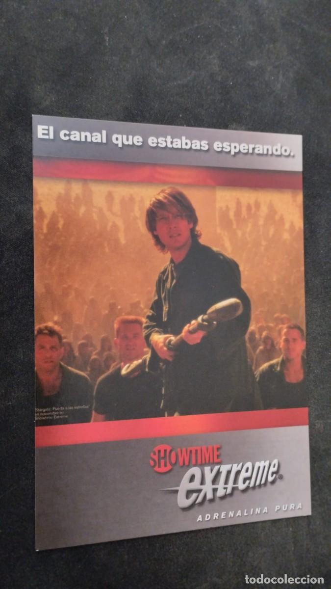 Postales: Postal publicitaria de Showtime extreme