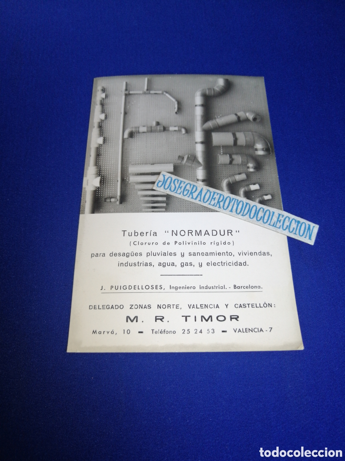 Postales: TUBER&Iacute;A NORNADUE - DELEGADO M. R. TIMOR (VALENCIA)