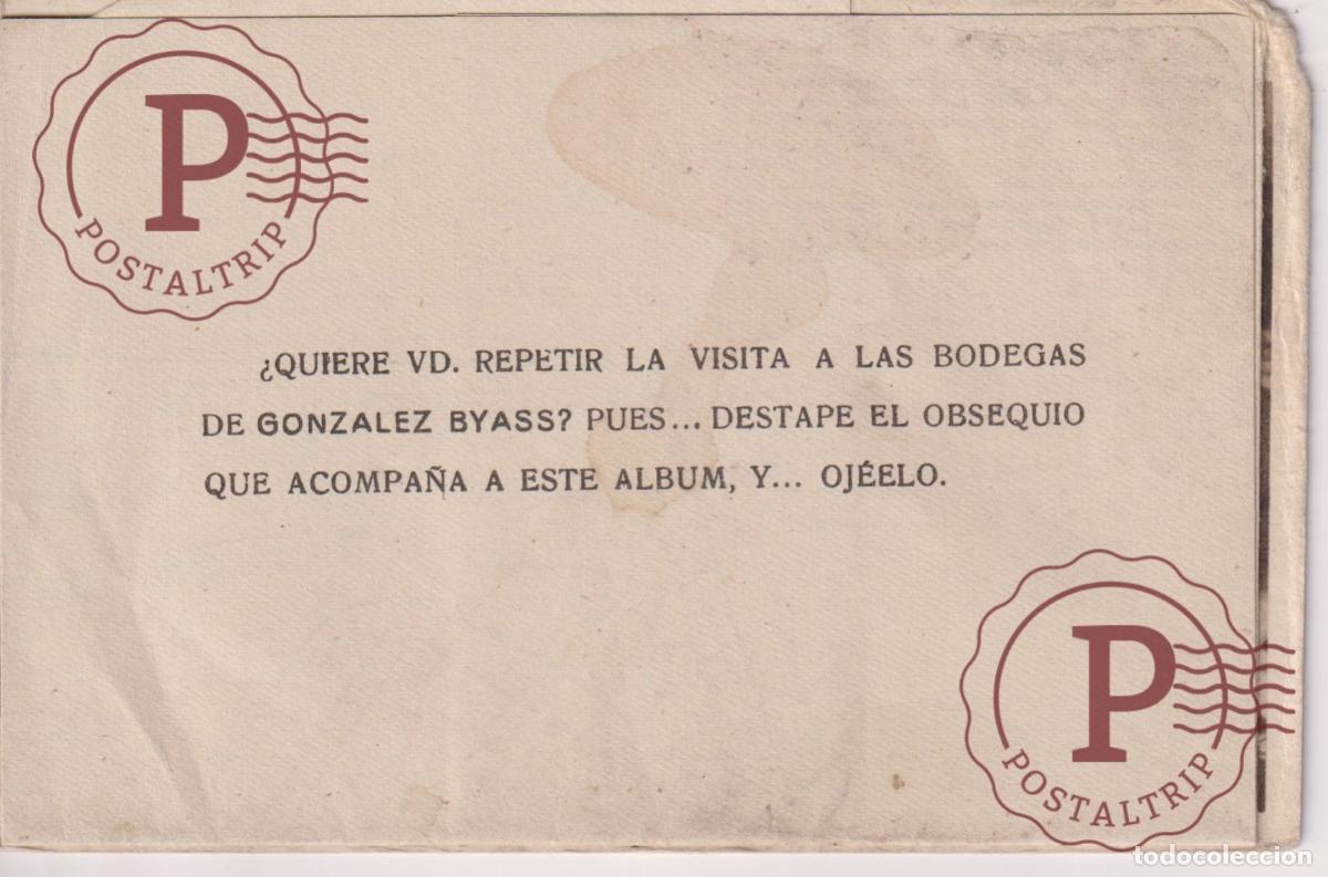 Postales: PUBLICIDAD. PUBLICITE. POSTAL Y PLANO GENERAL DE LAS BODEGAS GONZALEZ BYASS - JEREZ