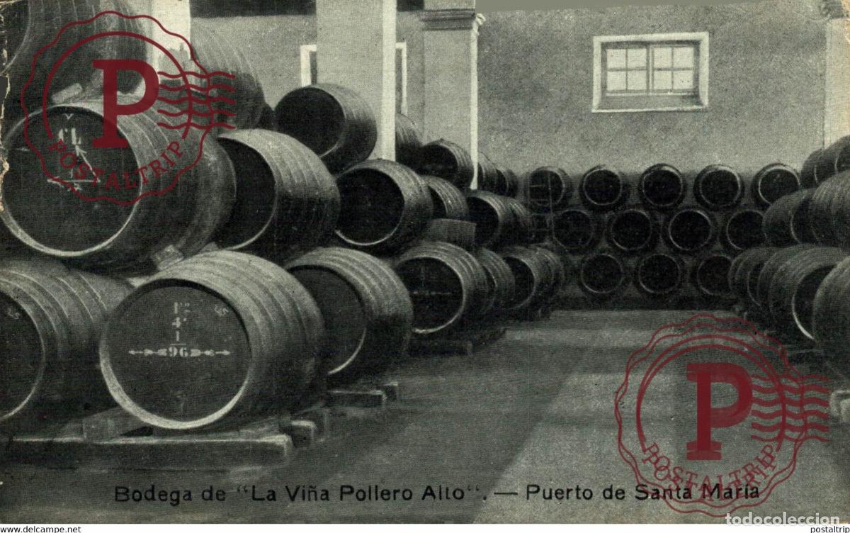 Postkarten: BODEGA LA VI&Ntilde;A POILERO ALTO PUERTO DE SANTA MARIA ESPA&Ntilde;A