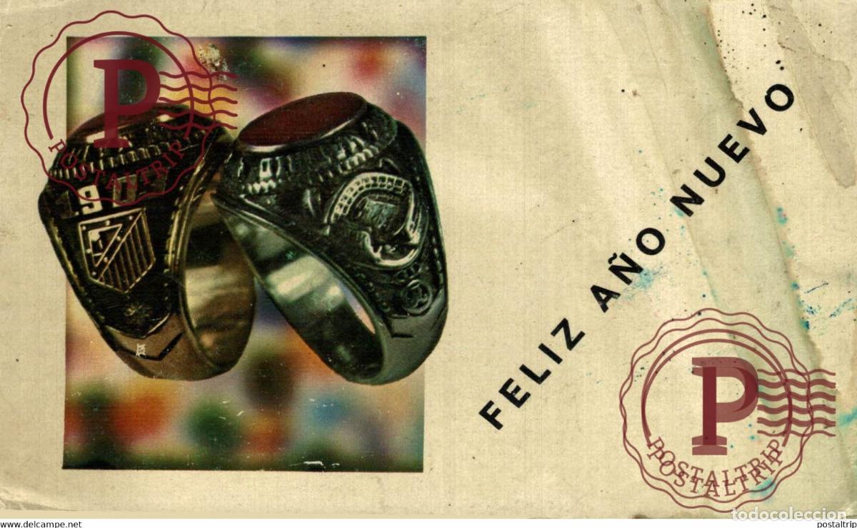 Postkarten: VINCENTE GARCIA ANDRES FABRICANTE DE ANILLOS EN PLATA DE LEY MADRID ESPA&Ntilde;A PUBLICIDAD