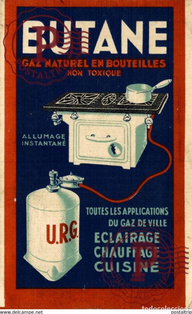 Cartes Postales: BUTANE GAZ NATUREL EN BOUTEILLES URG