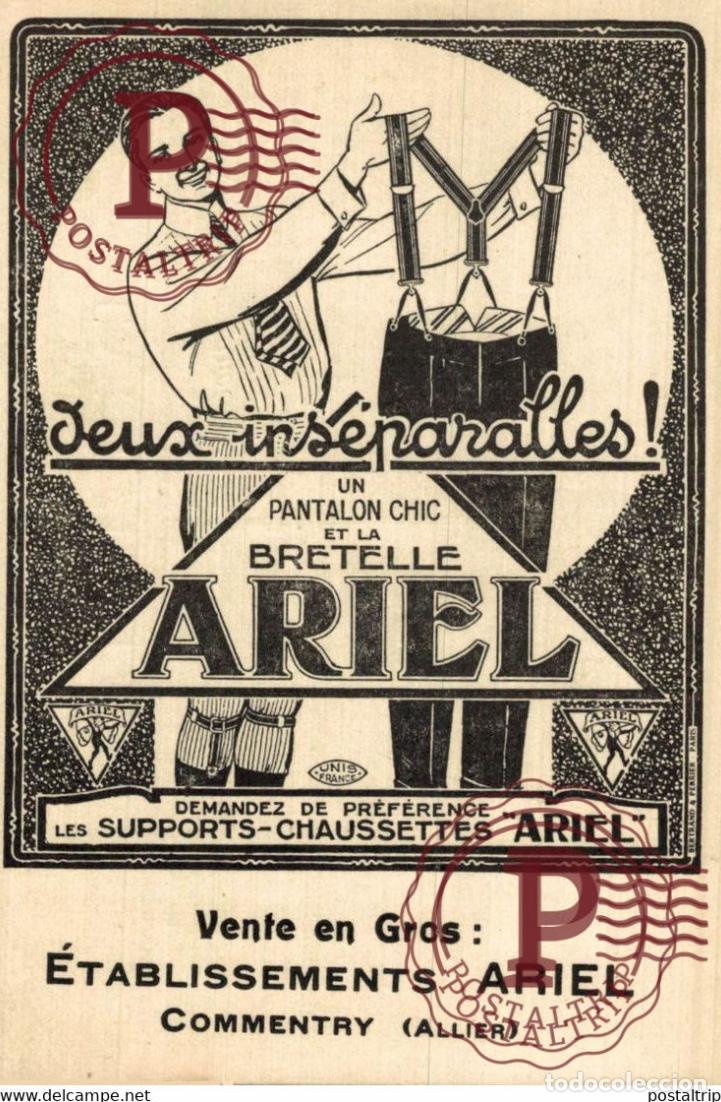 Postales: Bretelle ARIEL - jeux inseparables: pantalon chic et bretelle Ariel COMMENTRY ALLIER