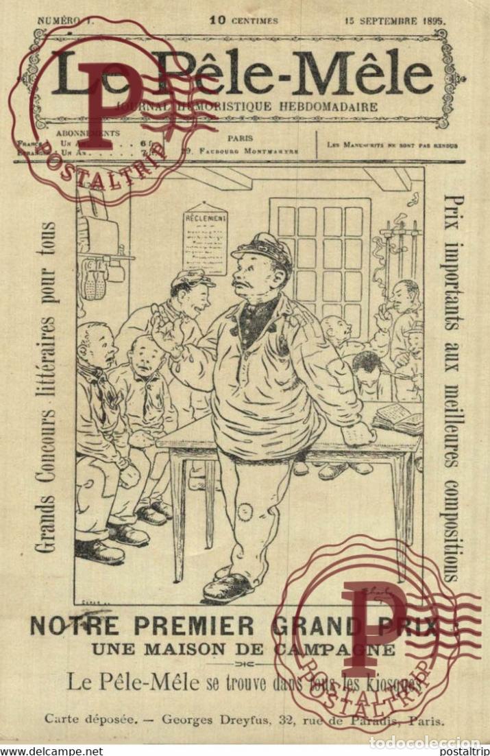 Postales: le pele-mele journal humoristique hebdomadaire 1895