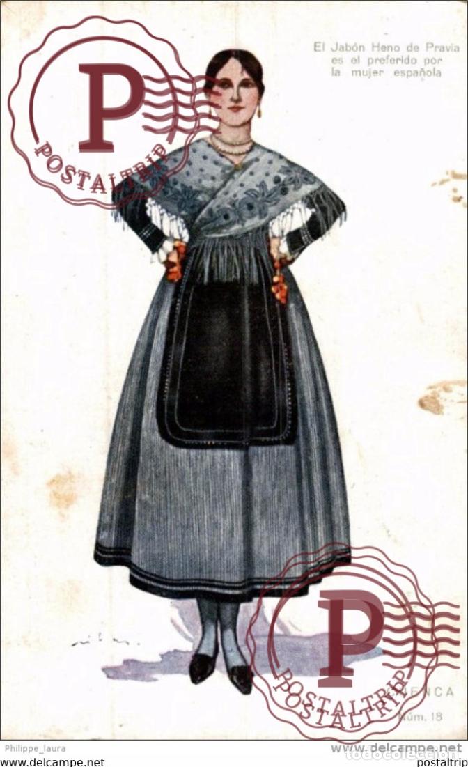 Postales: Cuenca Postal publicitario JABON HENO de PRAVIA Regalo PERFUMERIA GAL Madrid. spain postcards