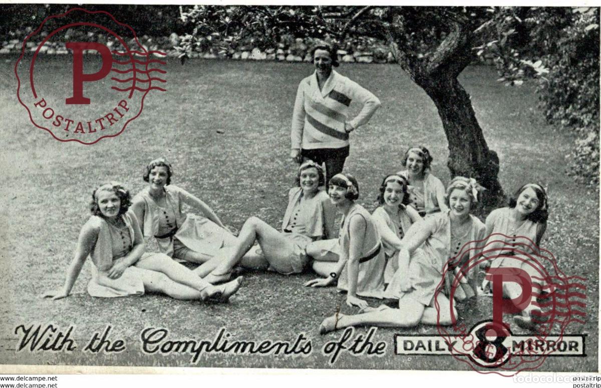 Cartoline: WITH THE COMPLIMENTS OF THE DAILY 8 MIRROR