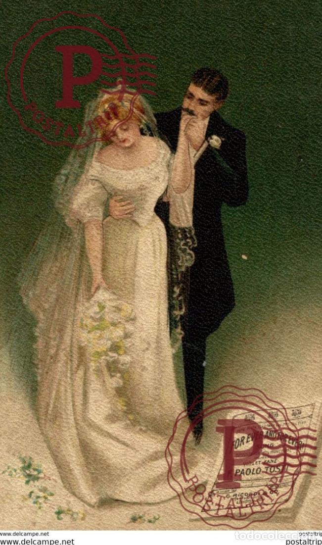 Cartoline: RPPFOR EVER AND EVER SONG VIOLET FANE F PAOLO TOSTI