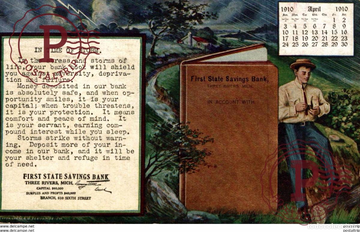 Postales: FIRST STATE SAVING BANK - Foto 1