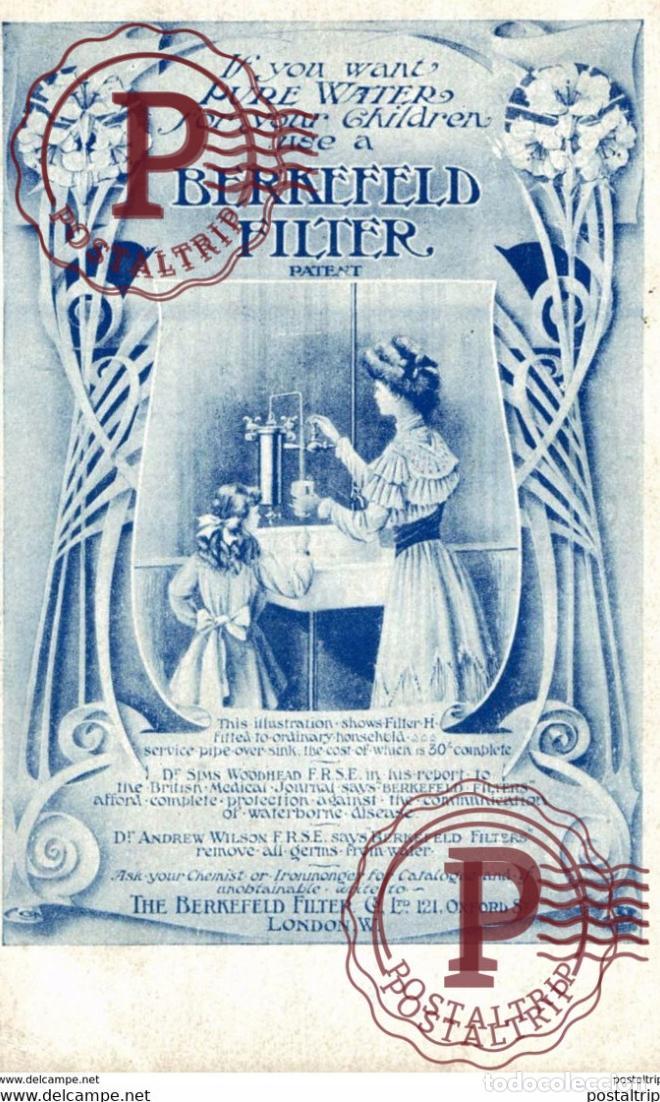 Postales: BERKEFELD FILTER PATENT - Foto 1