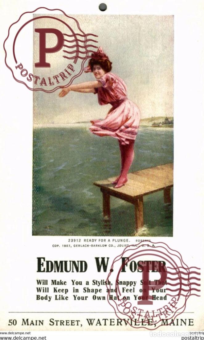 Postkarten: EDMUND W. FOSTER. Advertising.