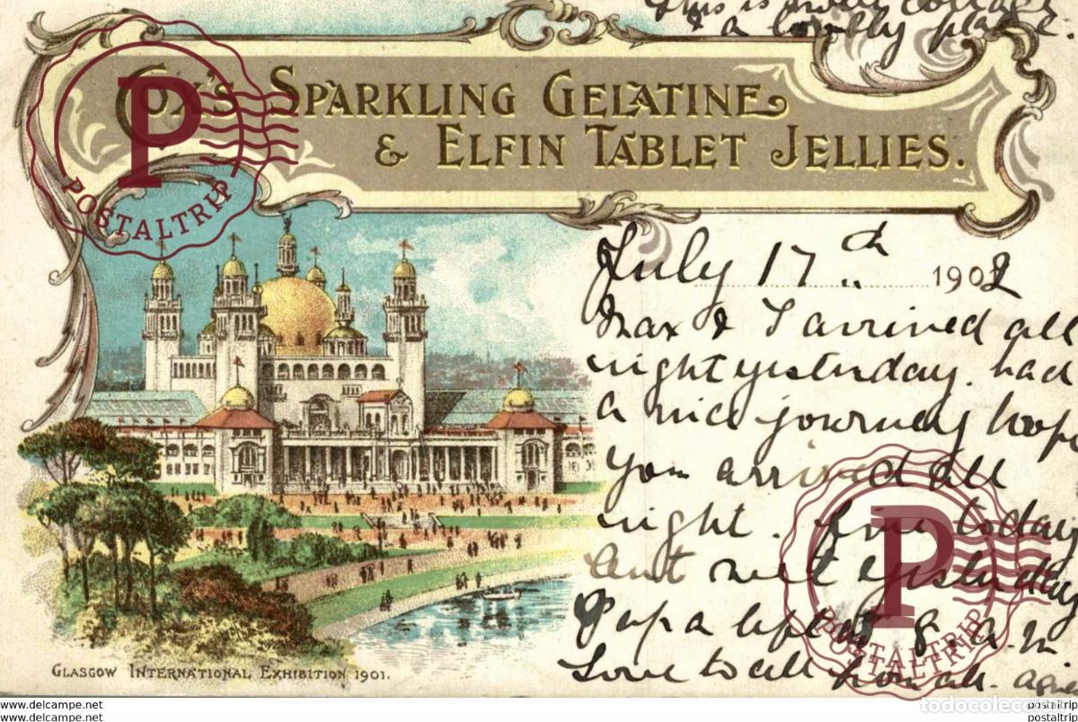 Postkarten: COXS SPARKLING GELATINE E ELFIN TABLE JELLIES