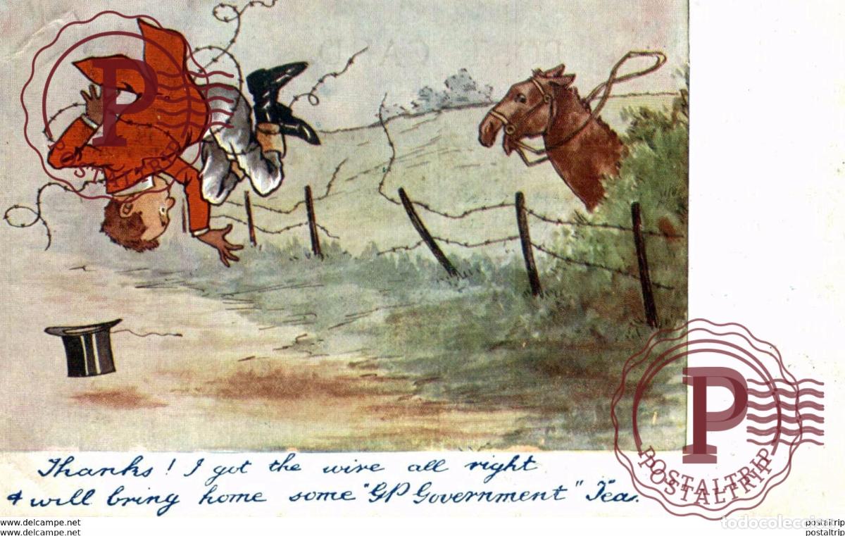Postkarten: G.P. GOVERNMENT TEA. ADVERTISING