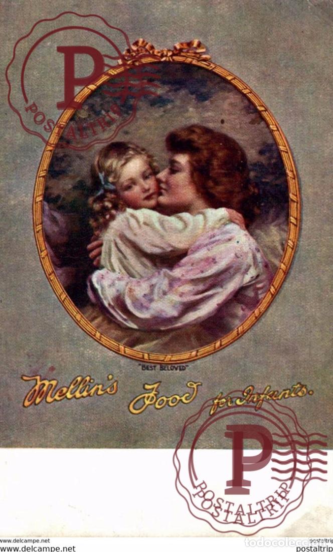 Postkarten: MELLINS FOOD FOR INFANTS. ADVERTISING