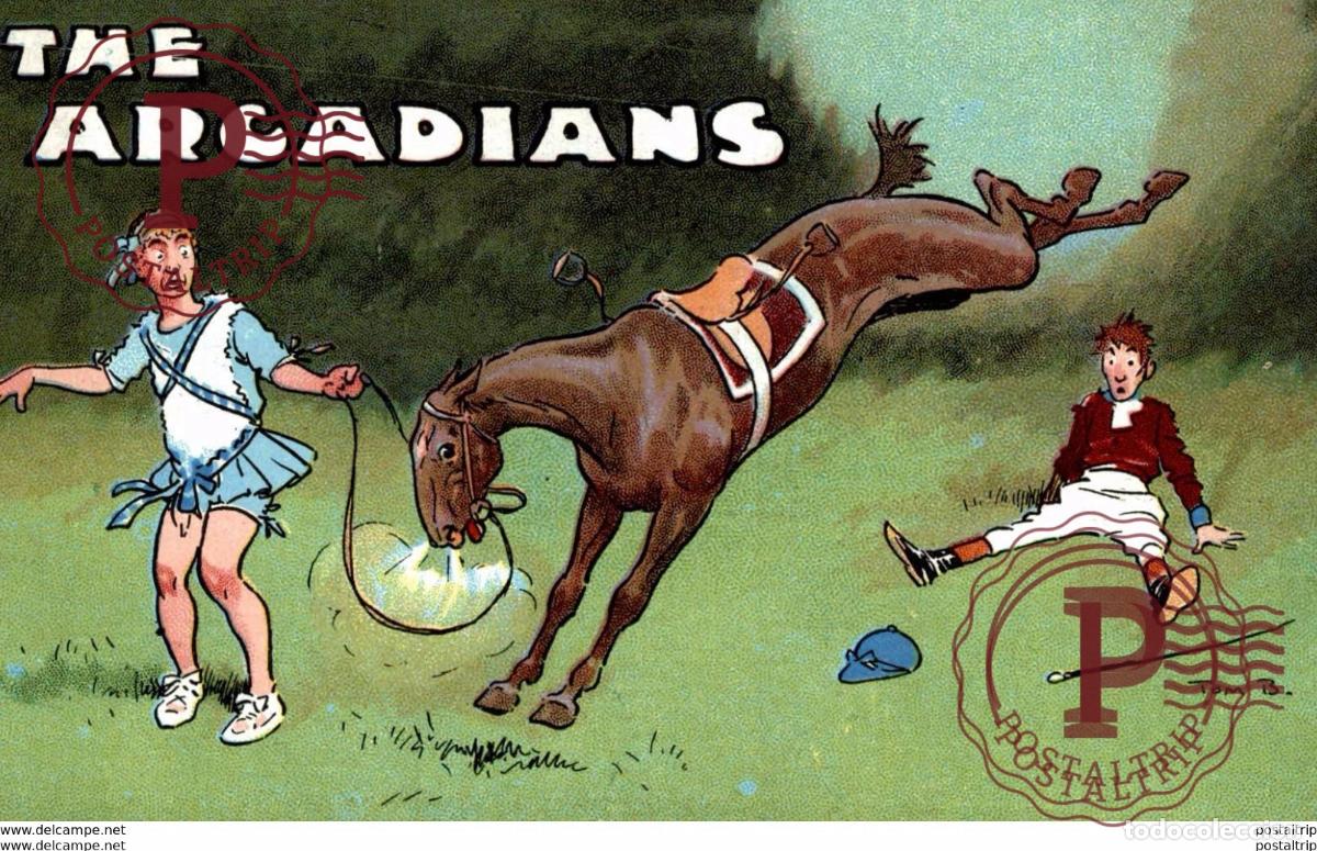 Postkarten: advertising The ARCADIANS Stage MUSICAL COMEDY Vintage ADVERTISING TOM BROWN
