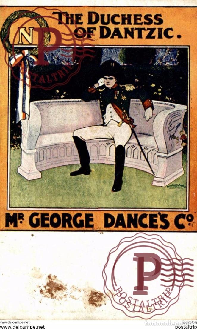 Postales: ADVERT THE DUCHESS OF DANTZIC MR GEORGE DANCES C
