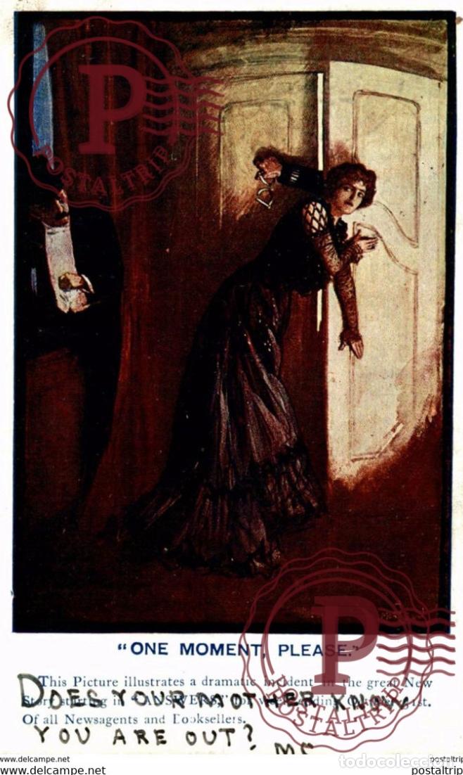 Postales: ONE MOMENT PLEASE 1903 - Foto 1