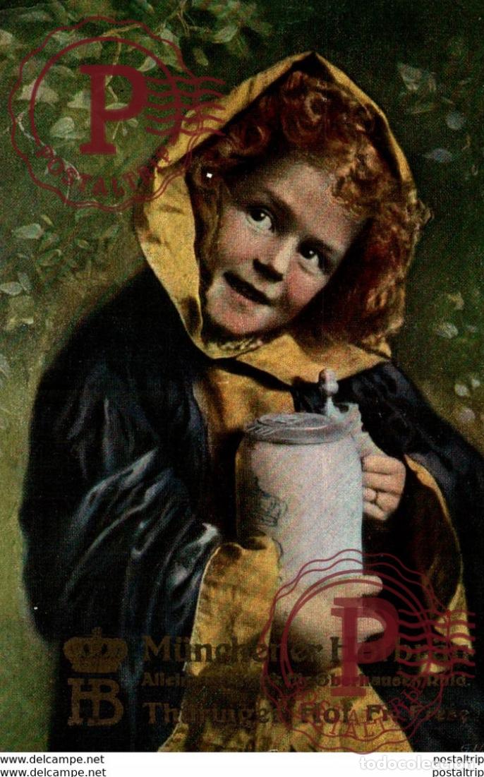 Cartoline: MUNCHENER HOFBRAU THURINGER HOF advertisement Advertising.