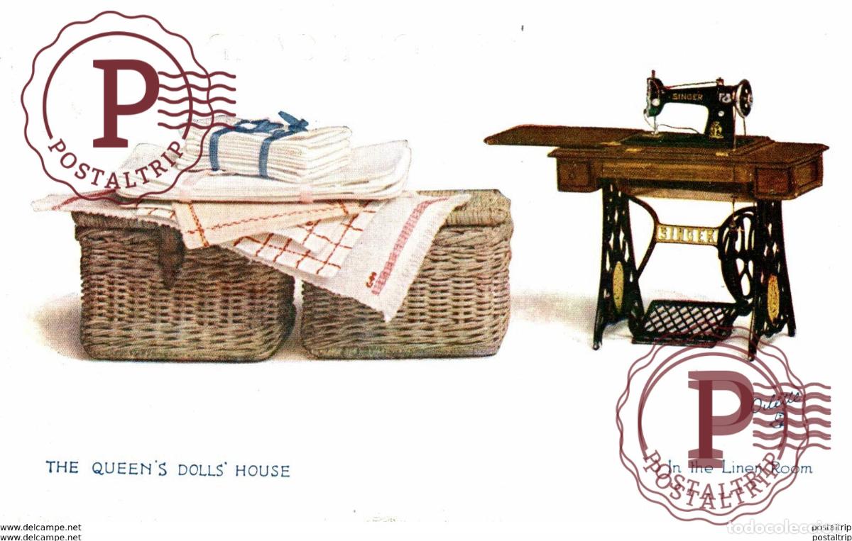 Postais: THE QUEENS DOLLS HOUSE IN THE LINEN ROOM PUBLICIDAD PUBLICITARIA.