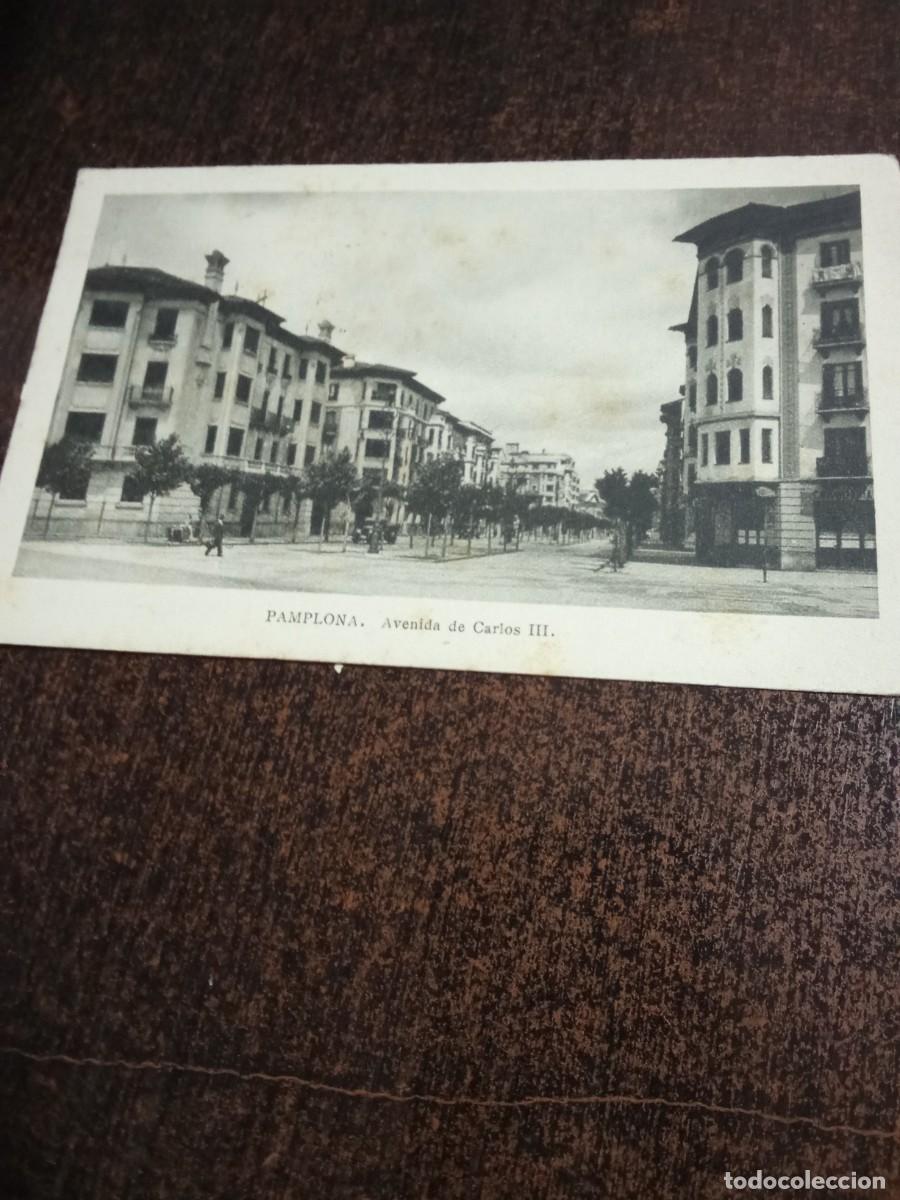 Postales: Pamplona.Avenida de Carlos III.