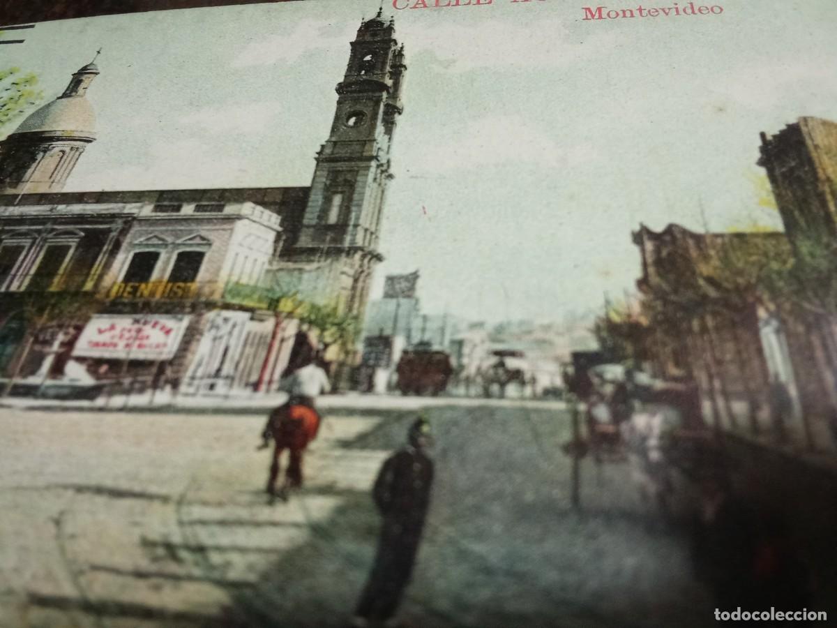 Postales: Montevideo.Calle agraciada con iglesia. - Foto 2