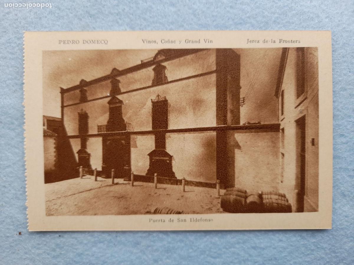 Postales: Postal Publicitaria Antigua. Pedro Domeq. Puerta de San Ildefonso.