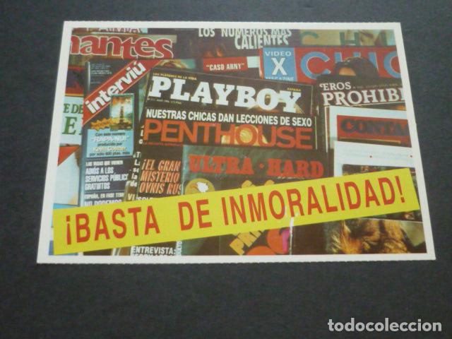 Postales: PUBLICIDAD CONTRA PUBLICACIONES EROTICAS PLAYBOY PENTHOUSE POSTAL
