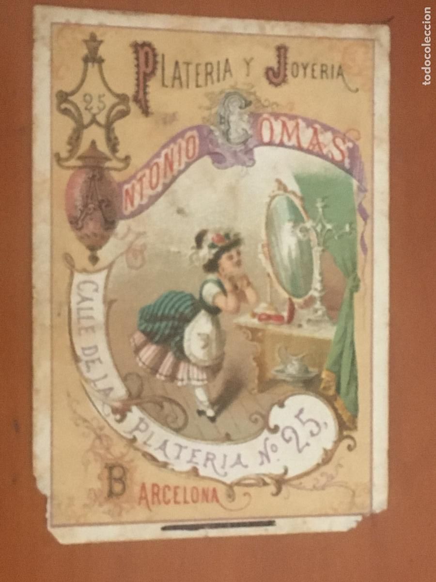Postales: plateria joyeria antonio comas barcelona postal publicitaria original antigua