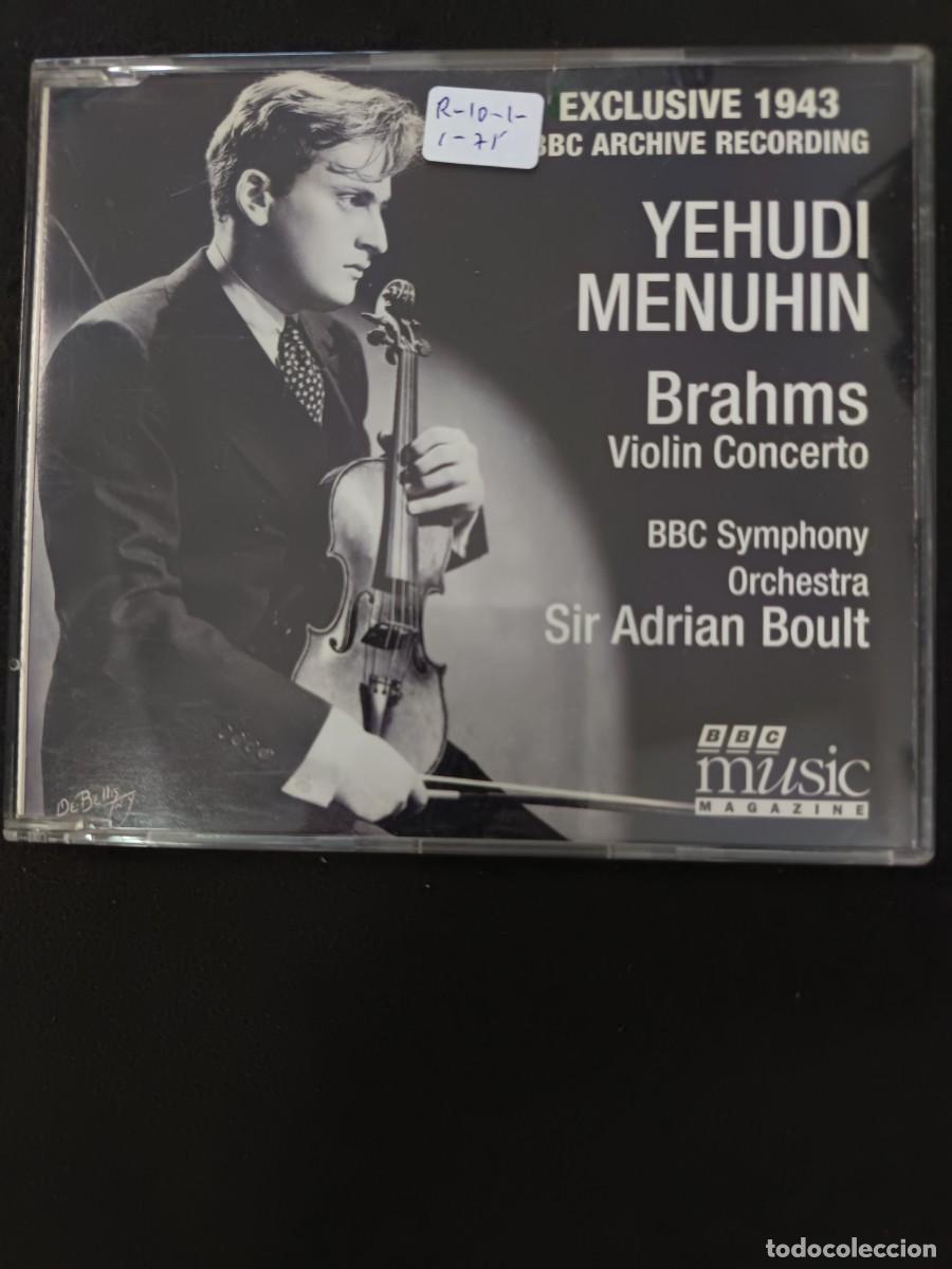 Postales: YEHUDI MENUHIN. BRAHMS: VIOLIN CONCERTO. EXCLUSIVE 1943 BBC ARCHIVE RECORDING. DIR: SIR ADRIAN BO