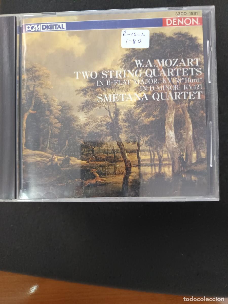 Postales: MOZART: TWO STRING QUARTETS, KV 458 (HUNT), KV 421. SMETANA QUARTET