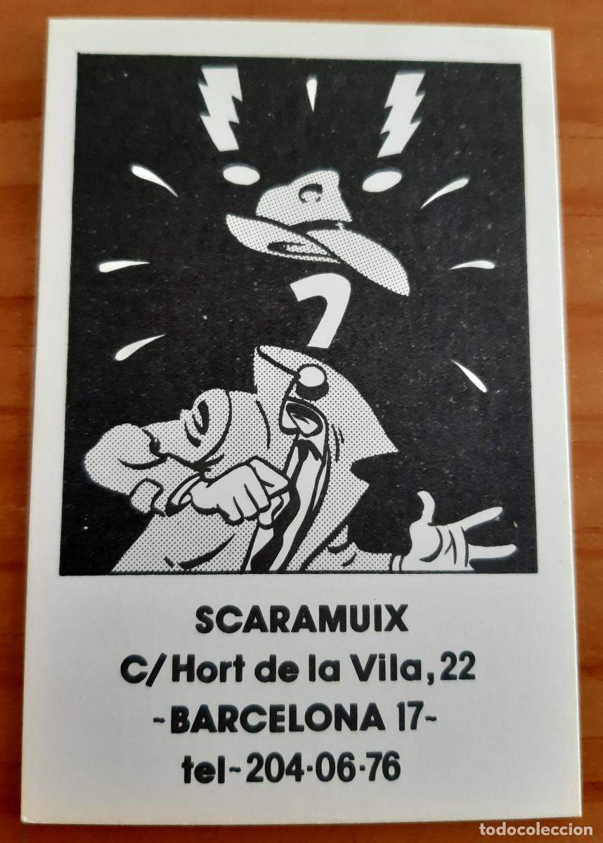 Postales: PEQUE&Ntilde;A TARJETA - SCARAMUIX - BARCELONA - 9 X 6 CMS. - PERFECTO ESTADO