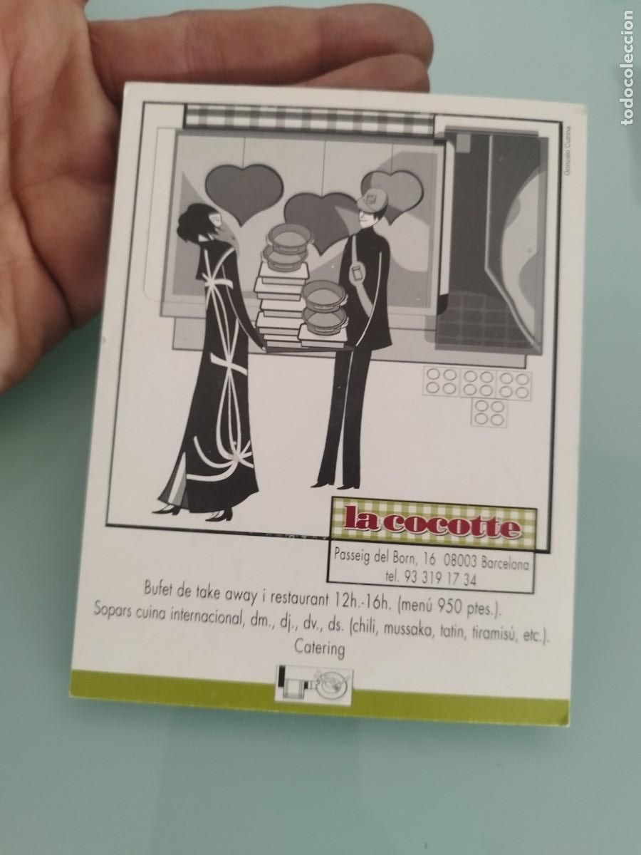 Postales: Tarjeta postal restaurante &rdquo;la cocotte&rdquo; ubicado en el Passeig del Born, 16 en Barcelona.