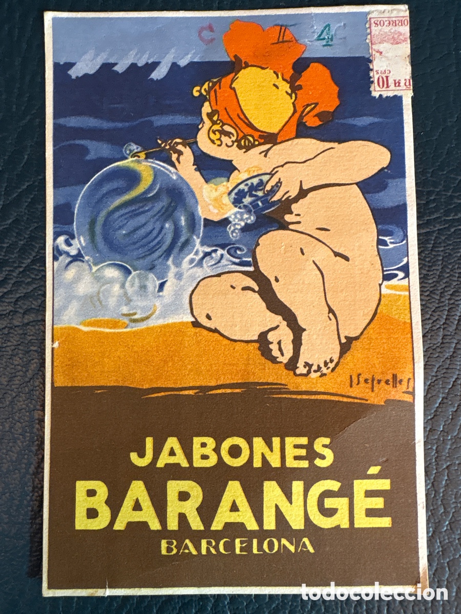 Postales: POSTAL PUBLICIDAD JABONES BARANG&Eacute; BARCELONA