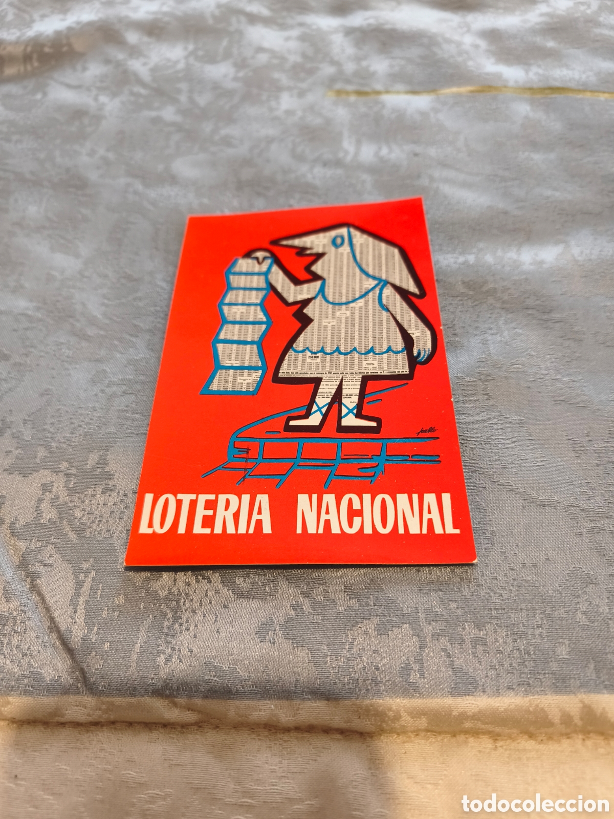 Postales: Tarjeta postal.Loteria Nacional