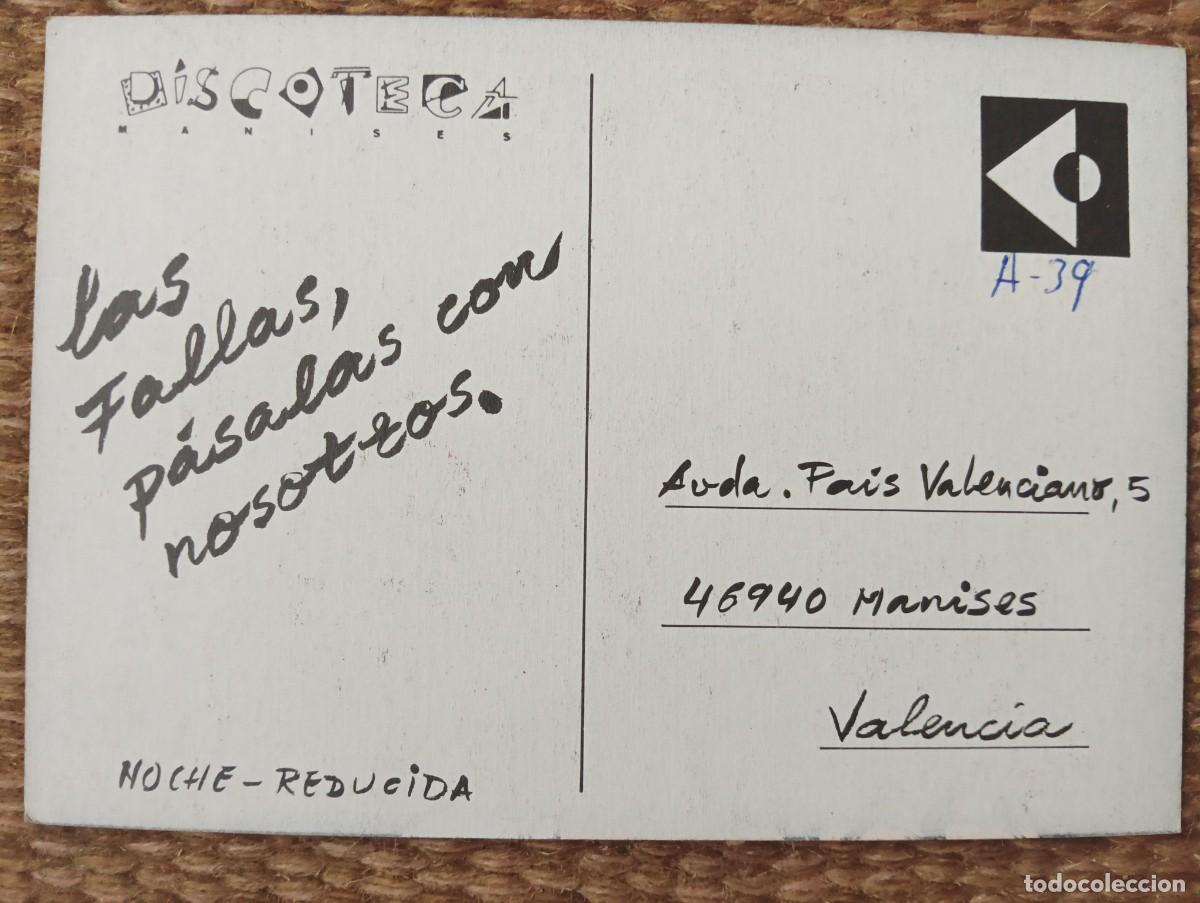Postales: DISCOTECA KU MANISES - FALLAS 89 - Foto 2
