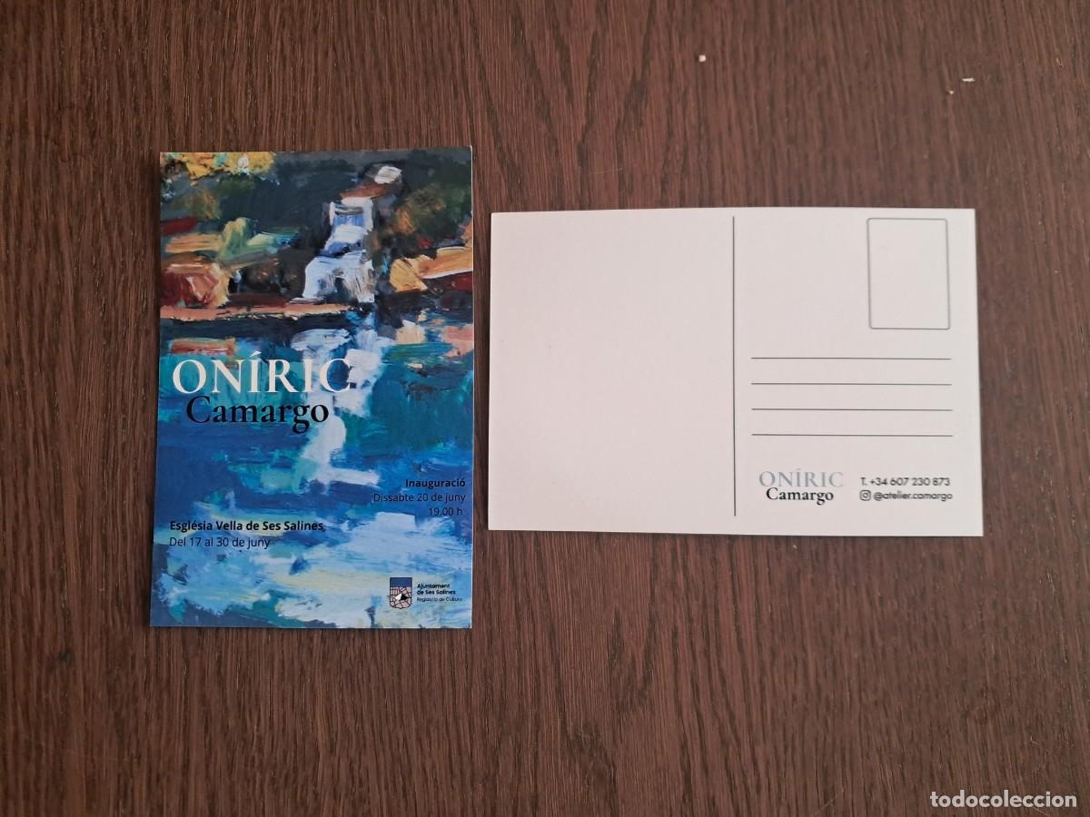 Postales: postal de publicidad, On&iacute;ric, Camargo. exposici&oacute;n Ses Salines, Mallorca.