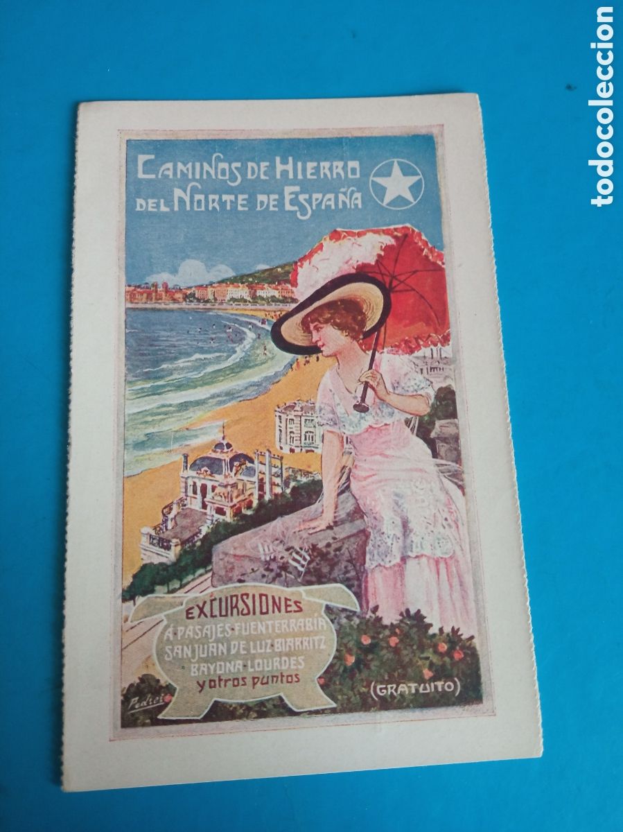 Postales: Antigua postal, Caminos de Hierro Del Norte de Espa&ntilde;a