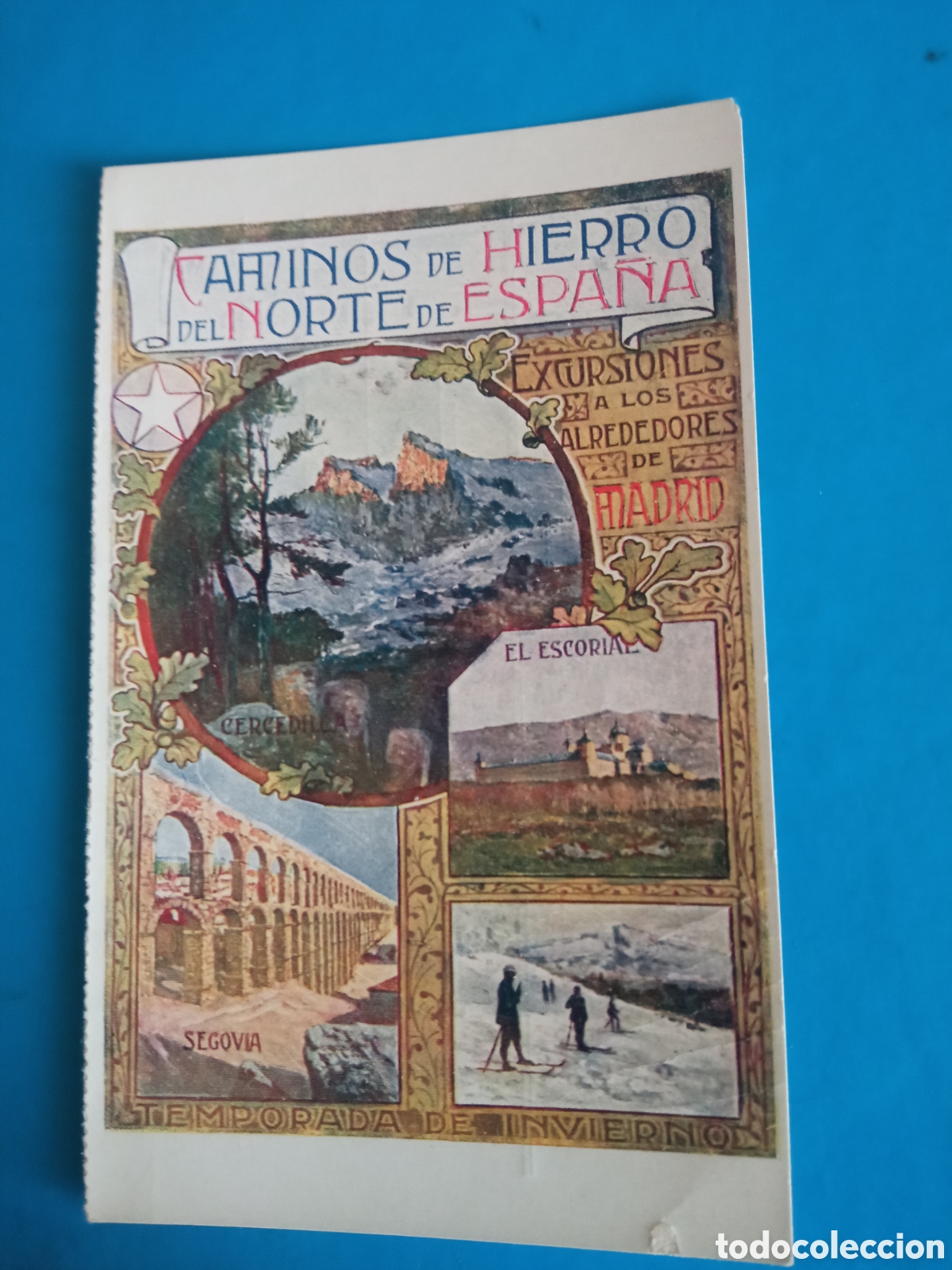 Postales: Antigua postal, Caminos de Hierro Del Norte de Espa&ntilde;a